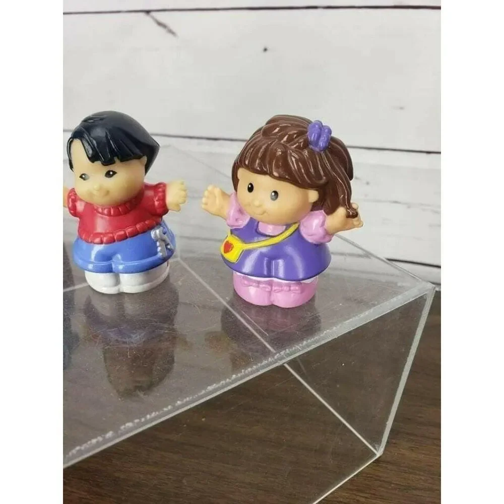 fisher price little people asian‎ boy little girl fireman with blue car